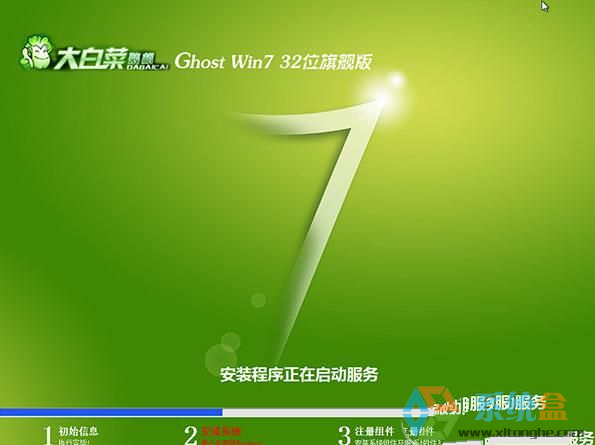 大白菜Win7系统GHOST（32位）旗舰版V2018.05
